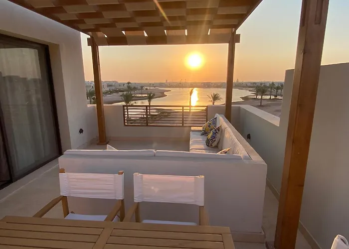 Sunrise To Sunset Rooftop Panorama - El Gouna Shedwan Appartamento *