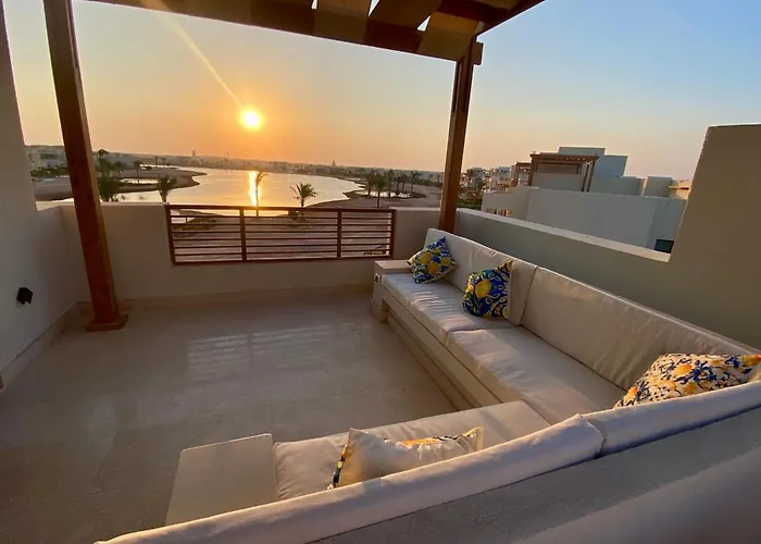 Appartamento Sunrise To Sunset Rooftop Panorama - El Gouna Shedwan